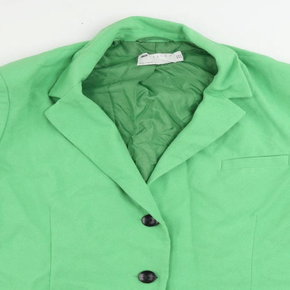 ASOS Womens Green Jacket Blazer Size 14 Button