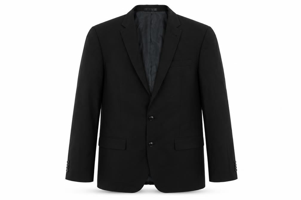 Mens UK Size 42 Greenwoods Regular Black Suit Jacket