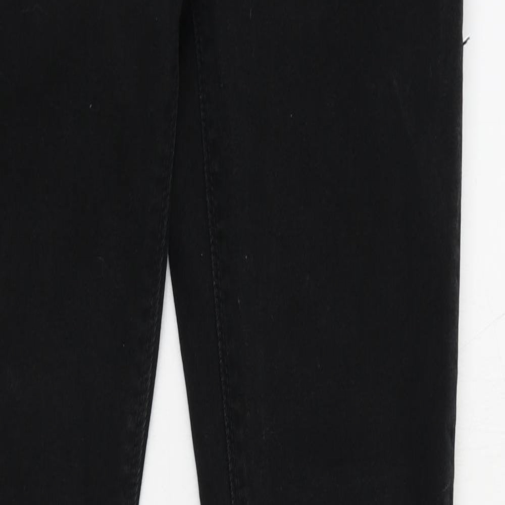 Mens UK Size 28 in River Island Regular Fit Skinny Black Jeans
