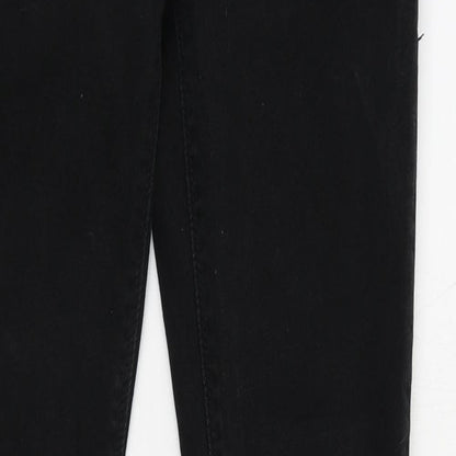 Mens UK Size 28 in River Island Regular Fit Skinny Black Jeans