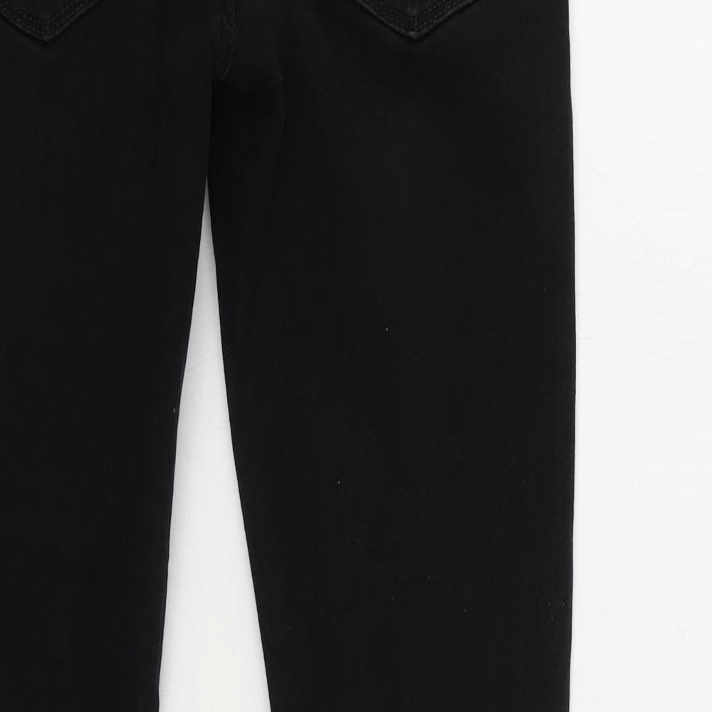 Mens UK Size 28 in River Island Regular Fit Skinny Black Jeans