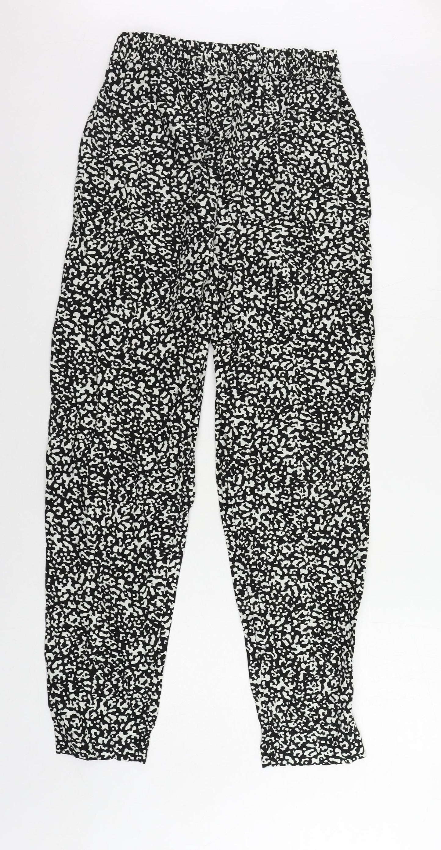 Womens UK Size 8 Marks and Spencer Regular Fit  Black Trousers