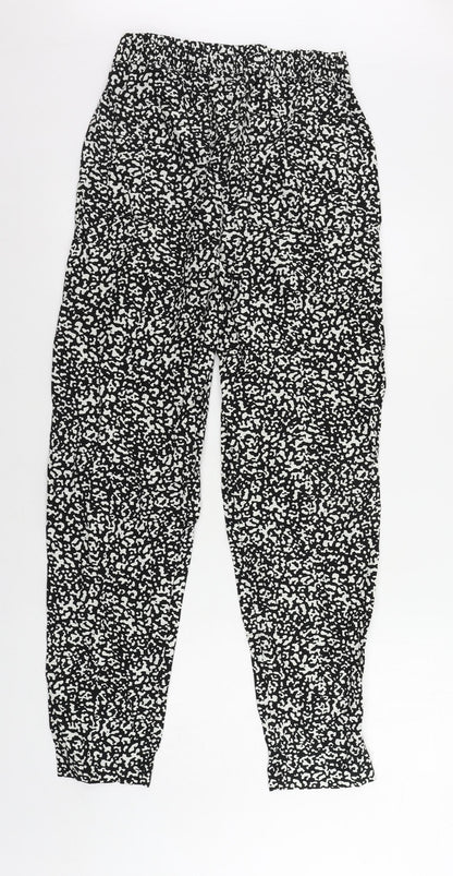 Womens UK Size 8 Marks and Spencer Regular Fit  Black Trousers