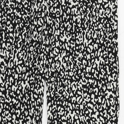 Womens UK Size 8 Marks and Spencer Regular Fit  Black Trousers