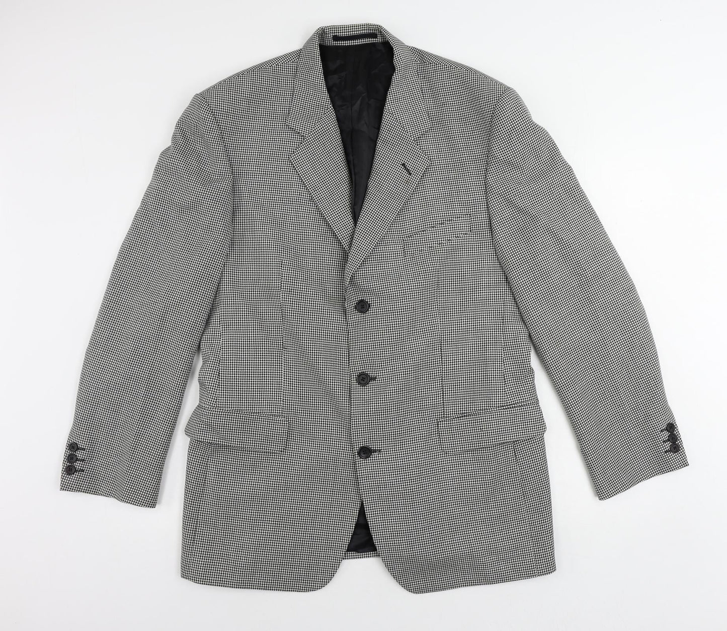 Mens UK Size 42 Varteks Regular Black Suit Jacket