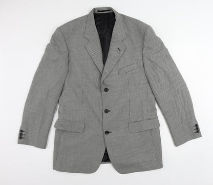 Mens UK Size 42 Varteks Regular Black Suit Jacket