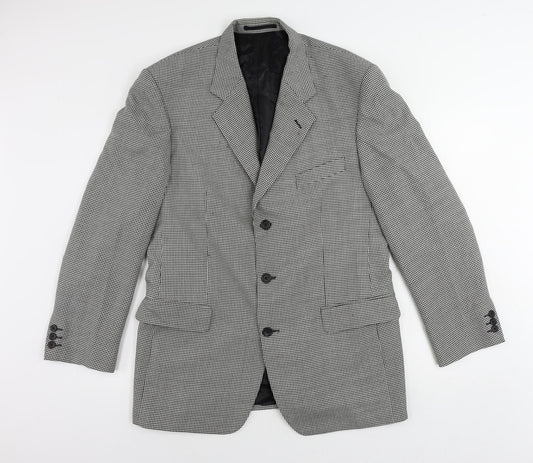 Mens UK Size 42 Varteks Regular Black Suit Jacket