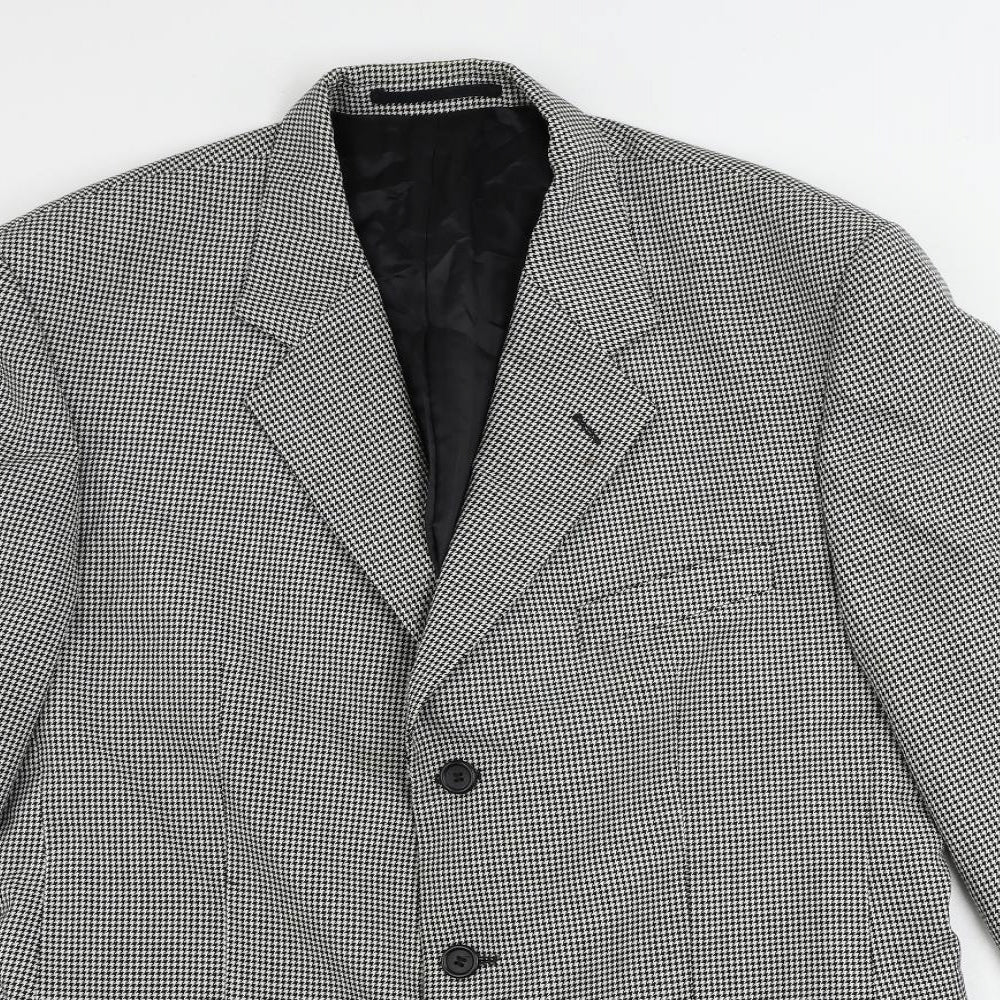 Mens UK Size 42 Varteks Regular Black Suit Jacket