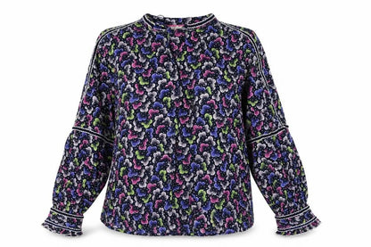 Womens UK Size 10 Per Una Blue Basic Button-Up