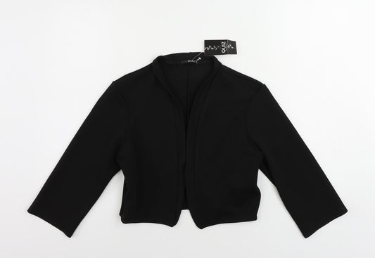Quiz Womens Black Jacket Blazer Size 16 - Open