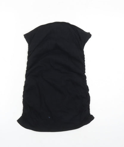 Womens UK Size 10 Dorothy Perkins Black Basic Tank