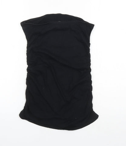 Womens UK Size 10 Dorothy Perkins Black Basic Tank