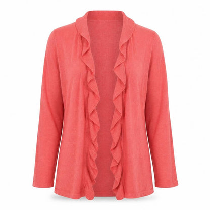 Womens UK Size 14 Debenhams Red Cardigan Jumper