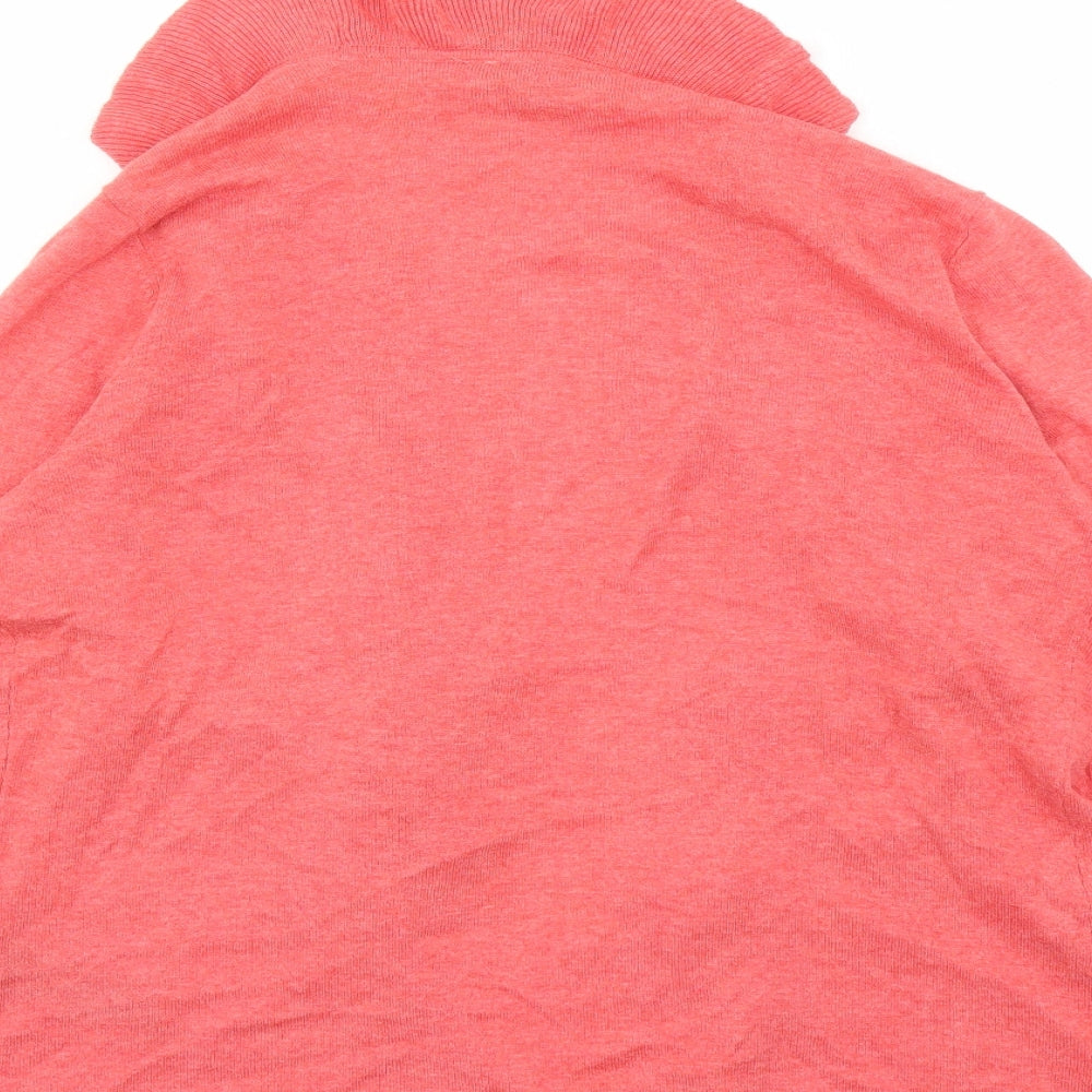 Womens UK Size 14 Debenhams Red Cardigan Jumper