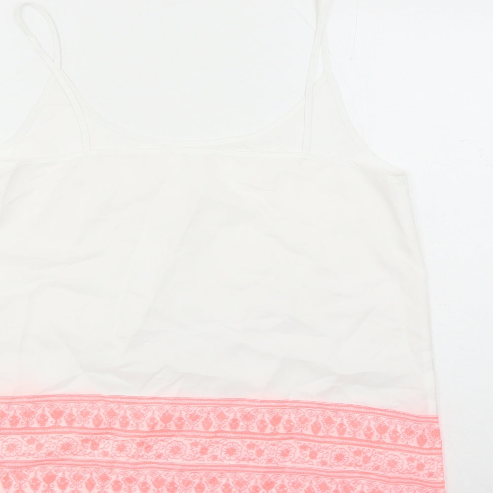 Womens UK Size 12 Marks and Spencer White Camisole Tank