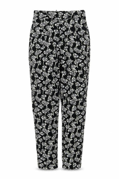 Womens UK Size 8 Marks and Spencer Regular Fit Carrot Black Trousers