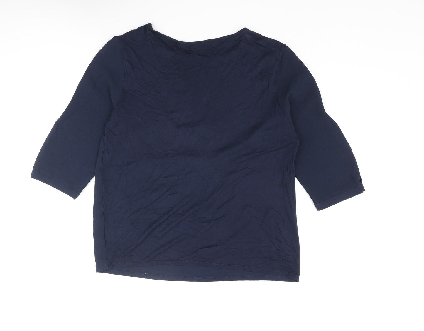 Womens UK Size 14 NEXT Blue Basic Blouse