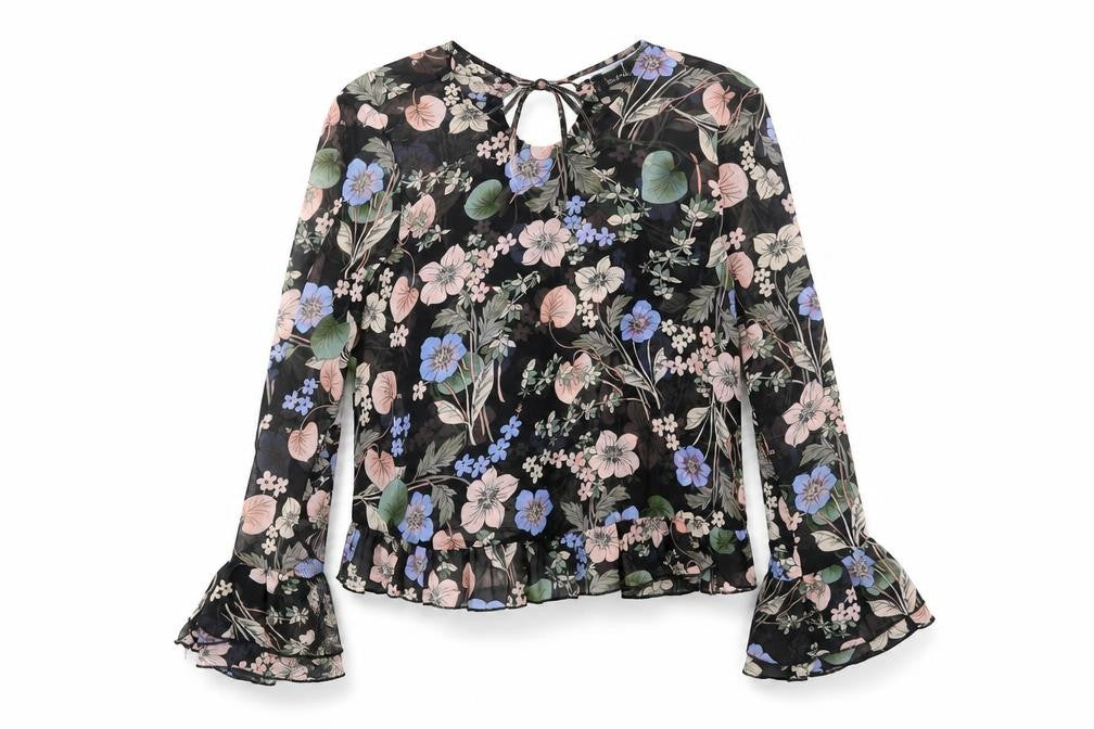 Womens UK Size 8 Boohoo Multicoloured Basic Blouse