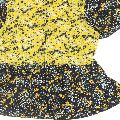 Womens UK Size 12 Girl In Mind Multicoloured Basic Blouse