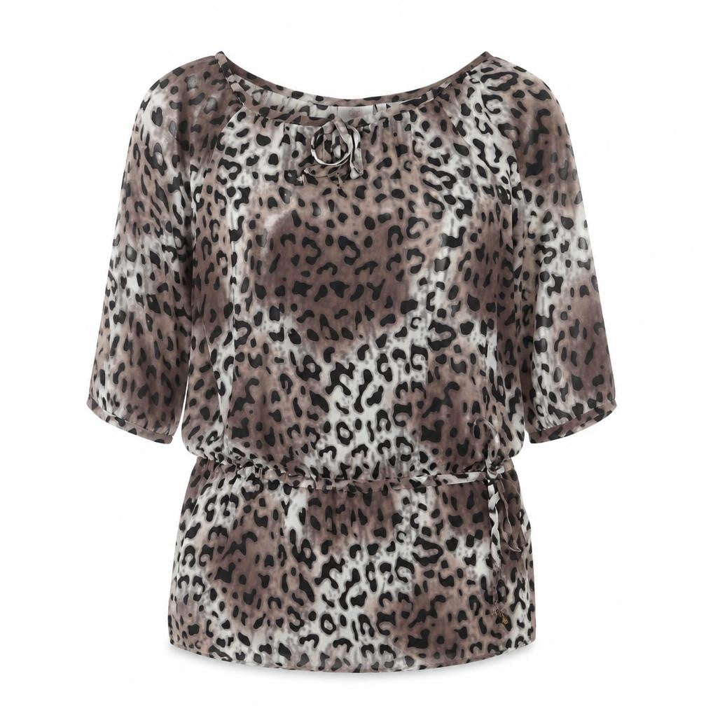 Womens UK Size 10 NEXT Brown Tunic Blouse