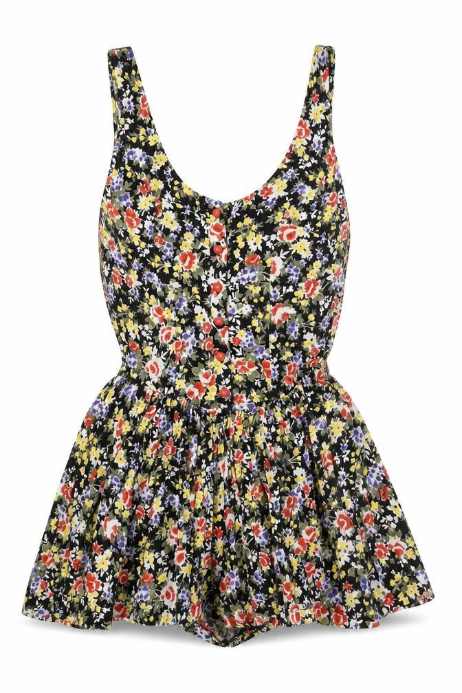 Womens UK Size 6 Miss Selfridge One-Piece Multicoloured Playsuit