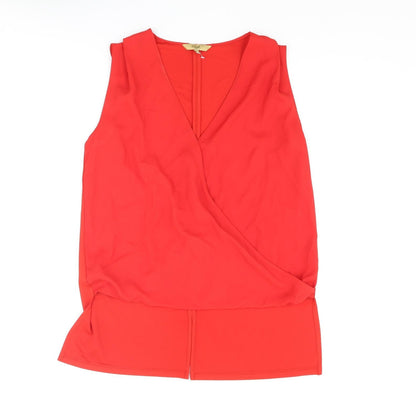 Womens UK Size 12 NEXT Red Camisole Blouse