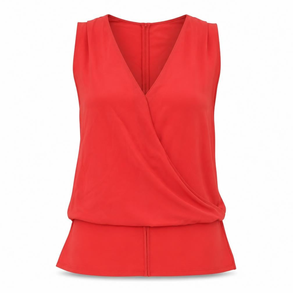 Womens UK Size 12 NEXT Red Camisole Blouse