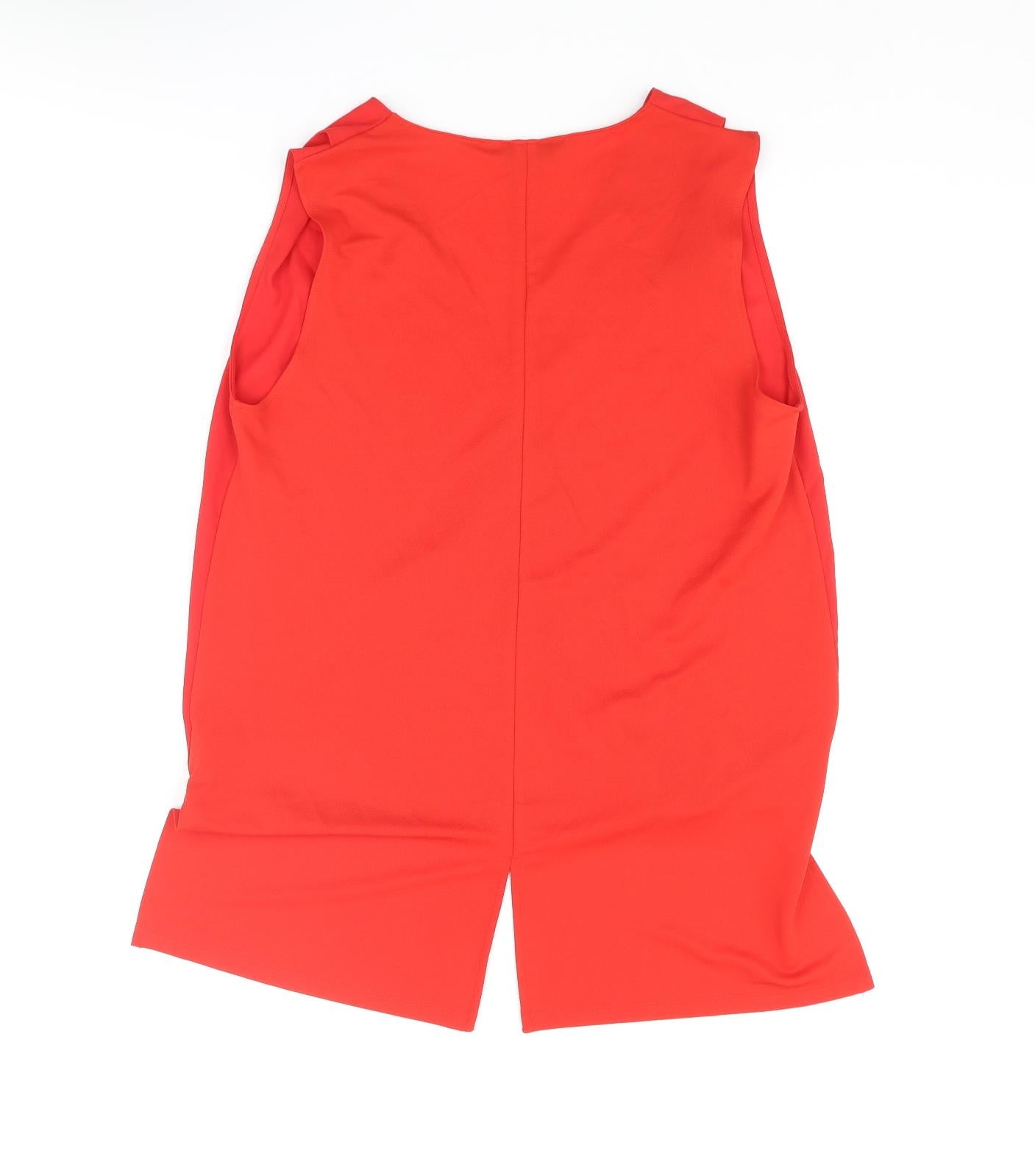 Womens UK Size 12 NEXT Red Camisole Blouse