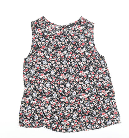 Womens UK Size 8 New Look Multicoloured Basic Blouse