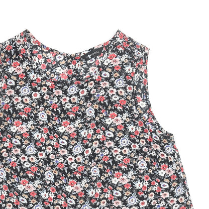 Womens UK Size 8 New Look Multicoloured Basic Blouse