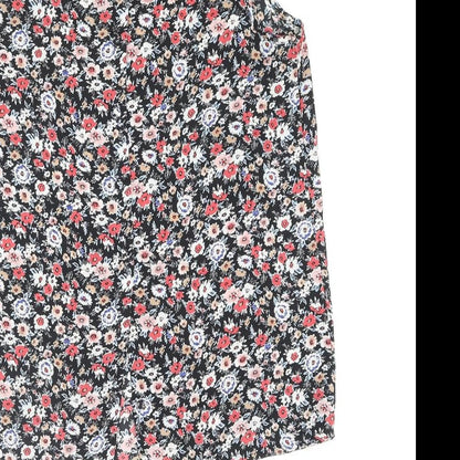 Womens UK Size 8 New Look Multicoloured Basic Blouse
