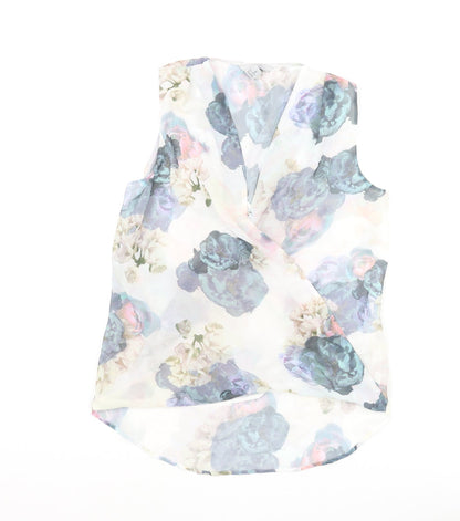 Womens UK Size 6 H&M Multicoloured Basic Blouse
