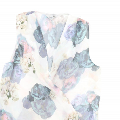 Womens UK Size 6 H&M Multicoloured Basic Blouse