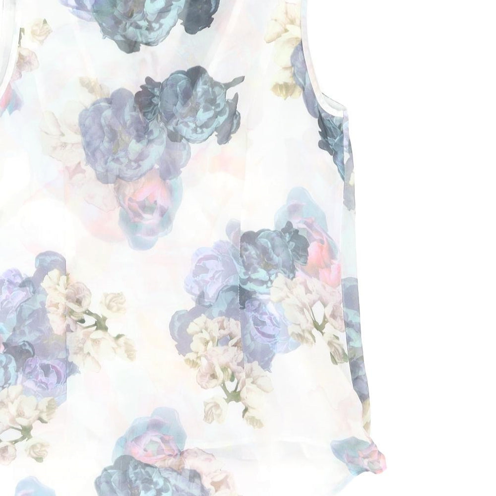 Womens UK Size 6 H&M Multicoloured Basic Blouse