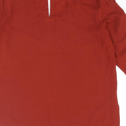 Womens UK Size 8 River Island Red Basic Blouse