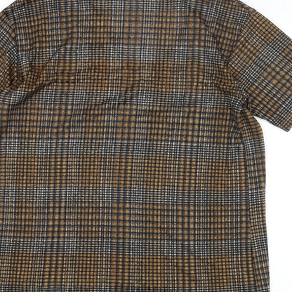 Womens UK Size M Zara Brown Basic Blouse