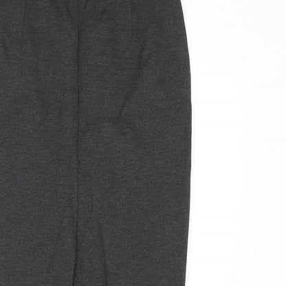 Marks and Spencer Womens Grey Polyester Straight & Pencil Skirt Size 6
