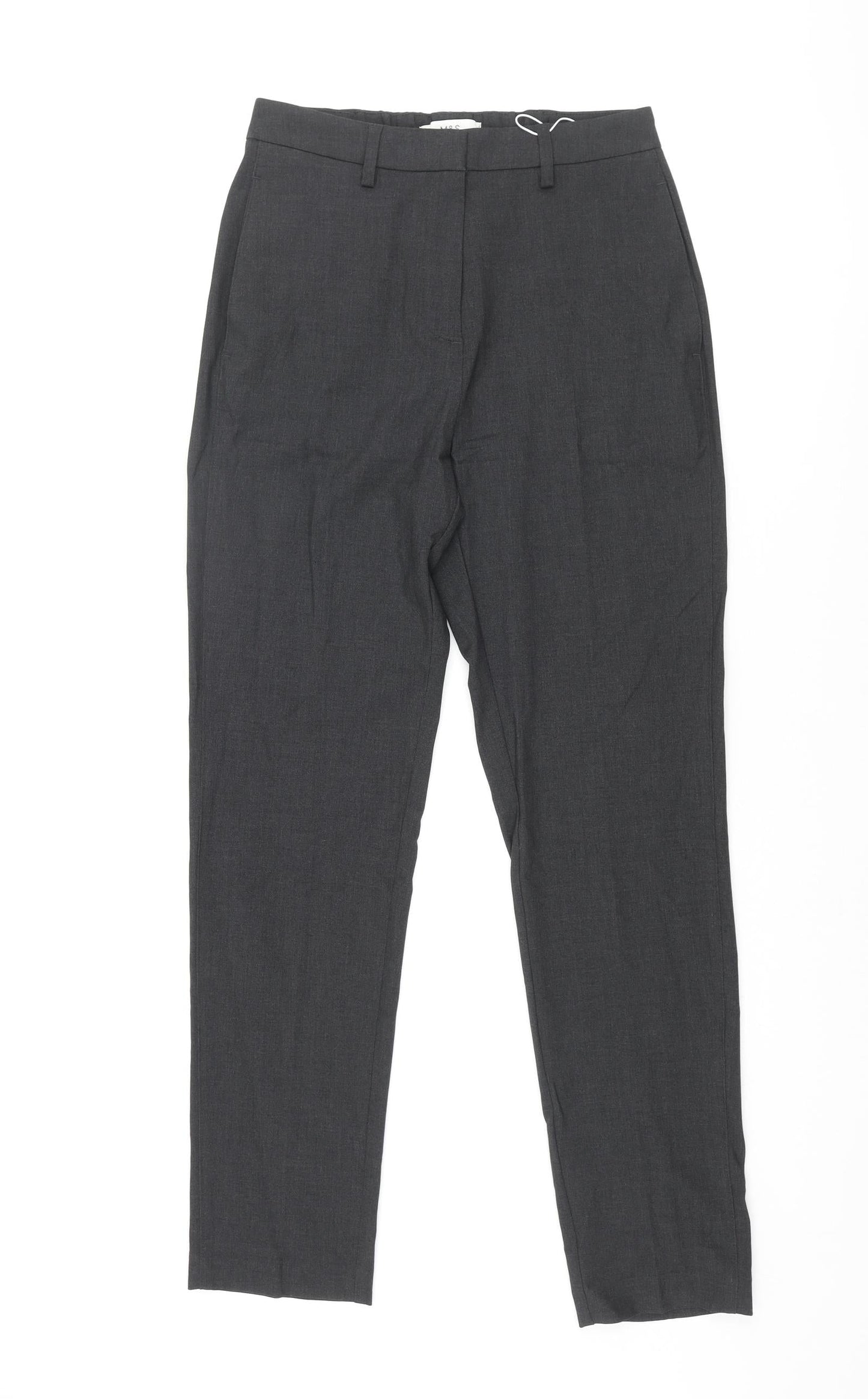 Womens UK Size 8 Marks and Spencer Regular Fit  Grey Trousers