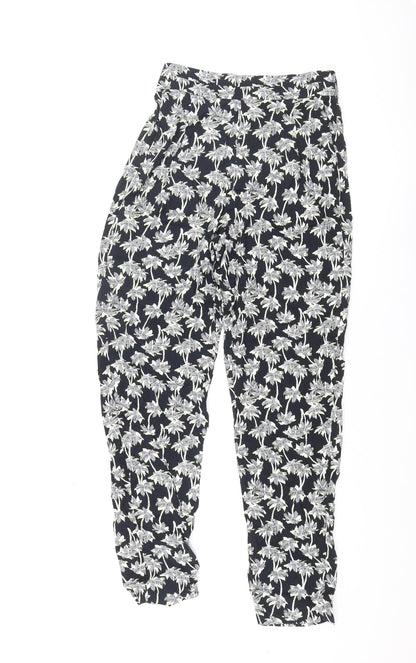 Womens UK Size 8 Marks and Spencer Regular Fit  Blue Trousers