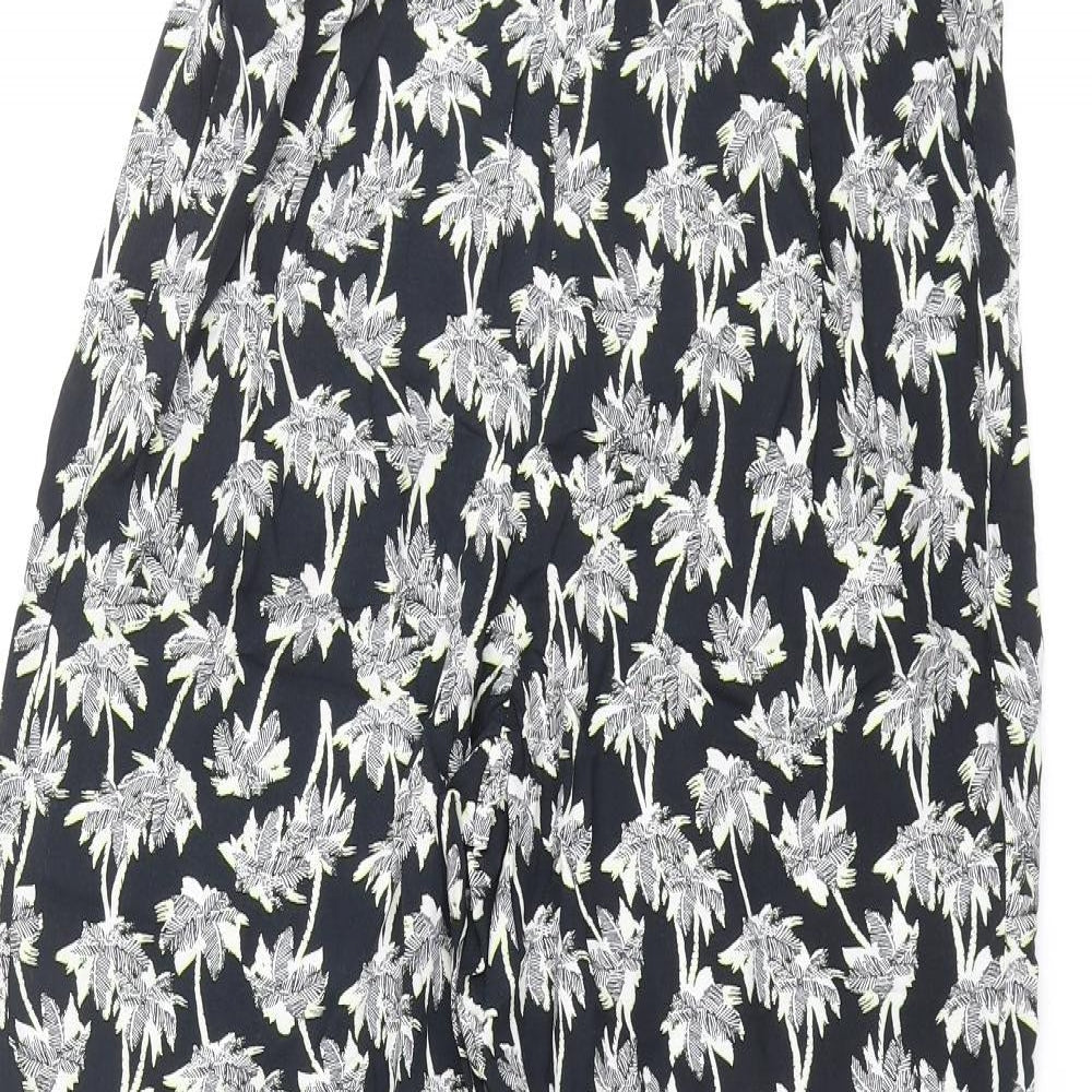 Womens UK Size 8 Marks and Spencer Regular Fit  Blue Trousers