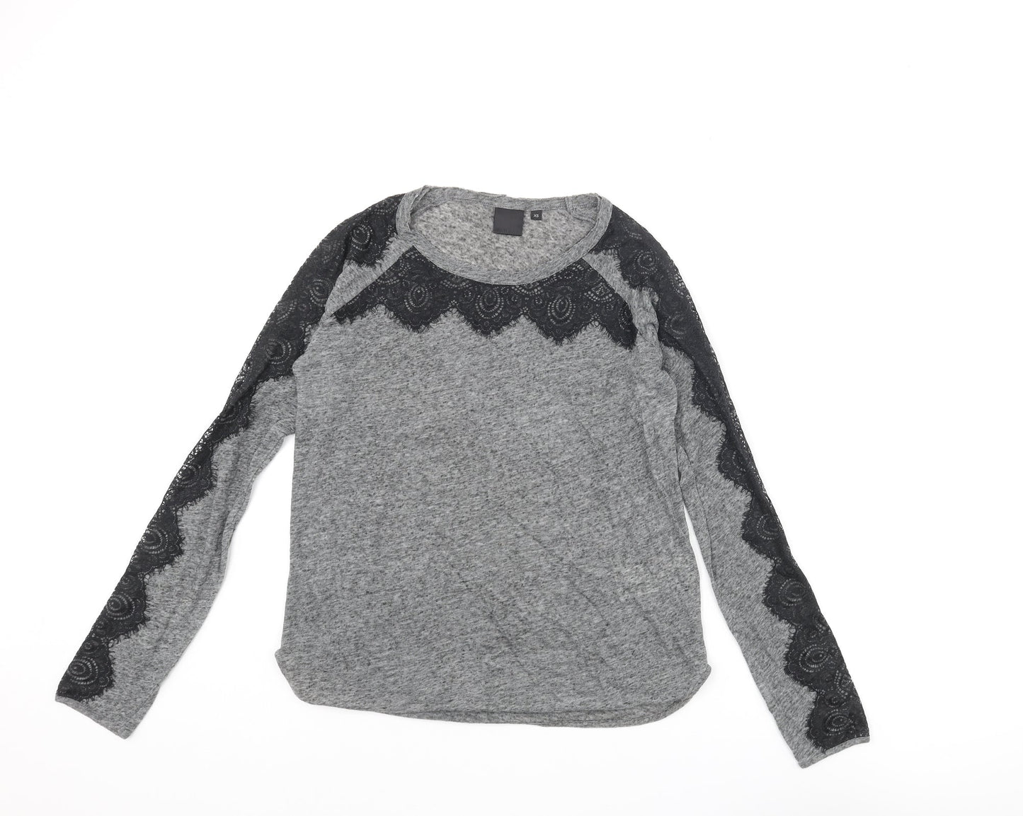 Womens UK Size XS InWear Grey Basic Blouse