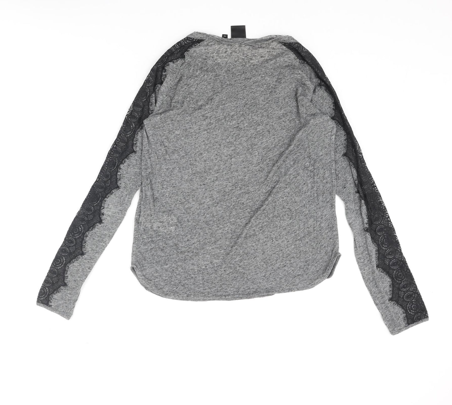 Womens UK Size XS InWear Grey Basic Blouse