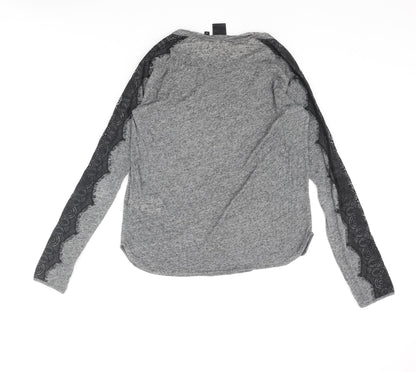 Womens UK Size XS InWear Grey Basic Blouse