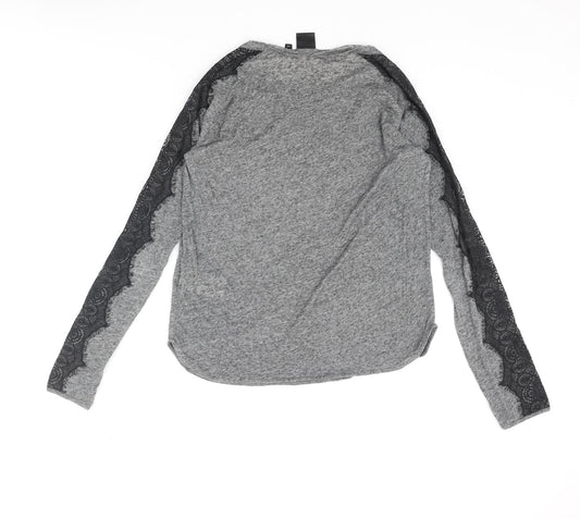 Womens UK Size XS InWear Grey Basic Blouse