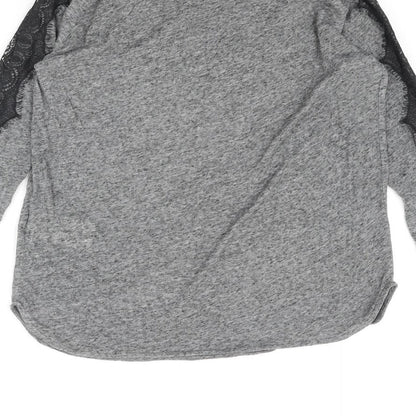 Womens UK Size XS InWear Grey Basic Blouse