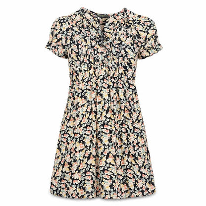 Blooming Marvellous Womens Multicoloured Geometric Viscose A-Line Size 12 V-Neck Pullover - Tie Detail