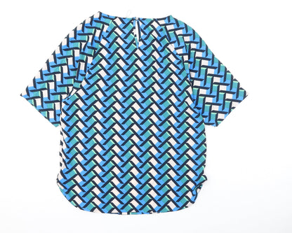 Womens UK Size 6 Marks and Spencer Multicoloured Basic Blouse