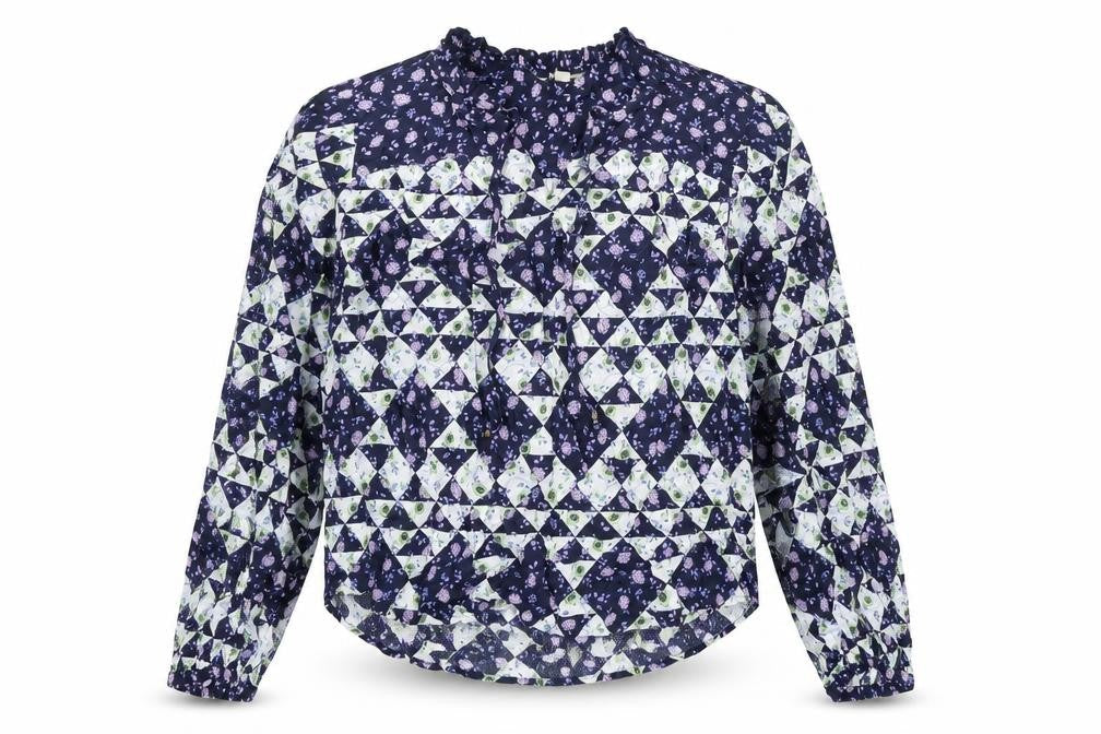 Womens UK Size 6 Per Una Multicoloured Basic Blouse
