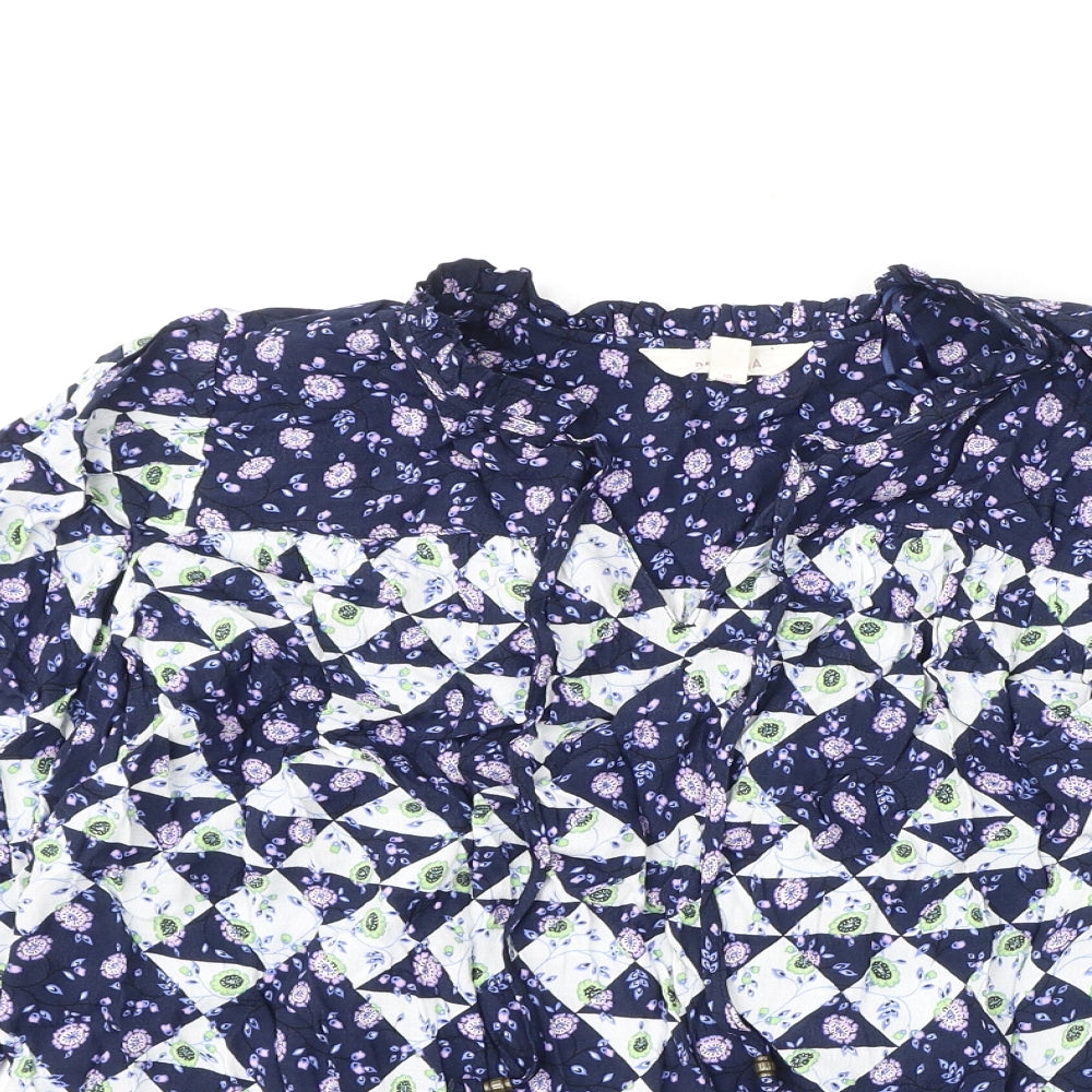 Womens UK Size 6 Per Una Multicoloured Basic Blouse