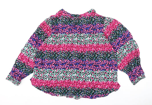 Womens UK Size 16 Marks and Spencer Multicoloured Basic Blouse